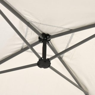 Gazebo Pop-Up Plegable, Gazebo De Jardín 3X3 M Con Mosquitera Y Bolsa De Transporte Con Ruedas, UV50+, Color Crema