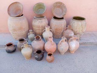 Tinajas, jarras y cántaros antiguos