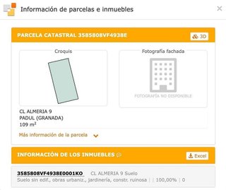 Terreno en venta en Padul