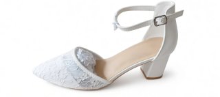 Zapatos de Novia Encaje Talla 38