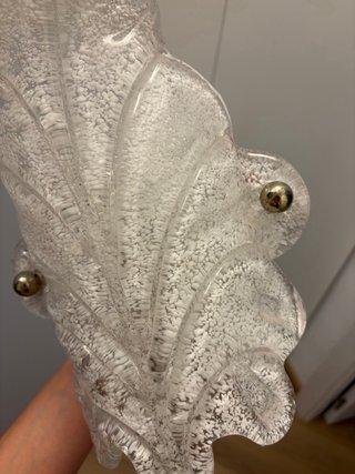 Applique vintage in vetro di Murano