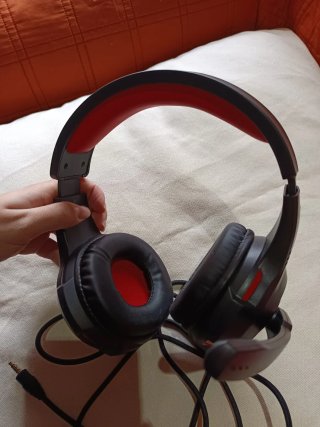 Auriculares Gaming Energy Sistem Negro/Rojo