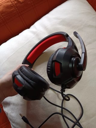 Auriculares Gaming Energy Sistem Negro/Rojo