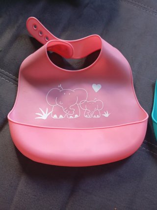 Lote 3 Baberos Silicona Niños