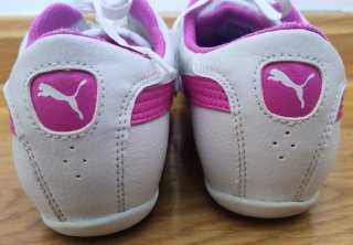 Tenis Puma Mujer Rosa y Blanco Talla 36
