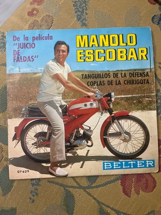 Vinilo Manolo Escobar Juicio de Faldas