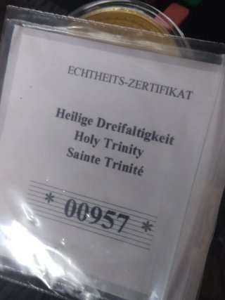 Moneta d'oro, Vaticano