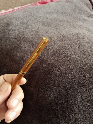 Bolígrafo Waterman Madera y Oro