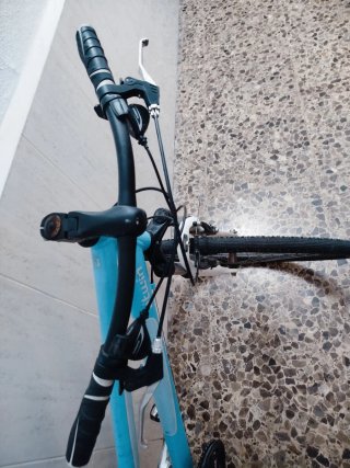 Bicicleta Híbrida B'Twin Riverside 3 Azul