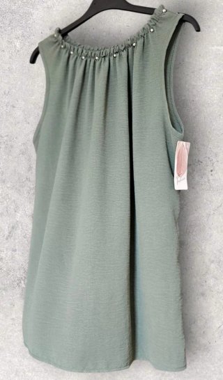 Conjunto 2 piezas verde con tachuelas