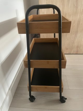 Mueble auxiliar con ruedas y 3 bandejas