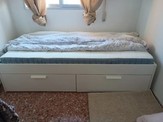 Cama nido 90cm Ikea blanca