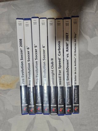 8 giochi PS2 originali - PES, Need for Speed...