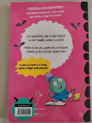 Dos libros Escuela de monstruos en catalán
