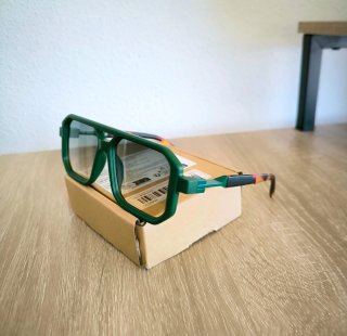 Gafas de sol retro pasta verde militar