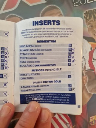 Cromos Adrenalyn 2025-2026