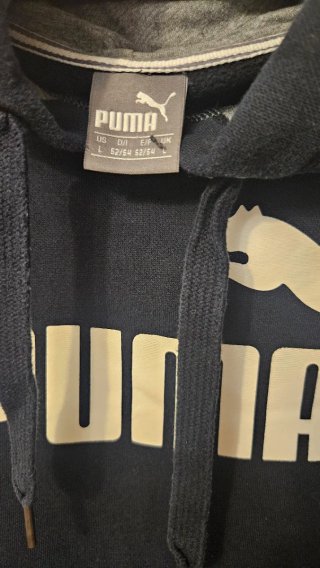 Sudadera con capucha Puma negra original