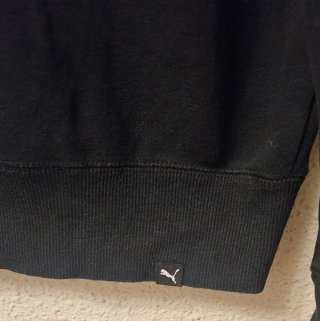 Sudadera con capucha Puma negra original