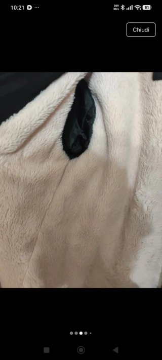 Giacca bambina con fodera in pelliccia