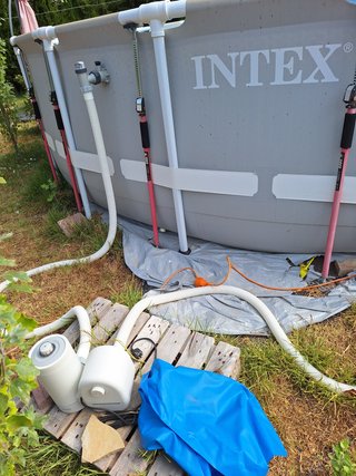 Piscina desmontable Intex redonda 6,10m