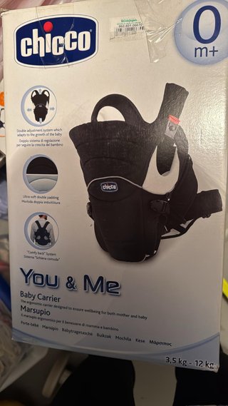 Mochila Portabebés Chicco You & Me Negra