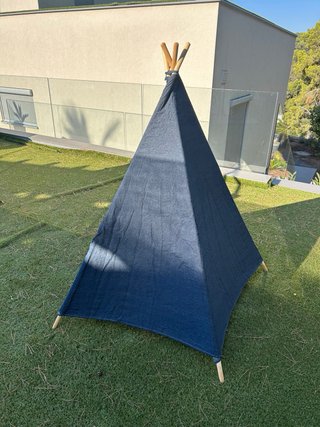 Tienda tipi infantil estilo indio.