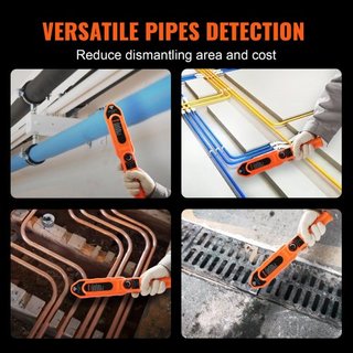 Detector de Bloqueo de Tuberías Localizadores 100ft/30m Impermeable para PVC Plástico Metal