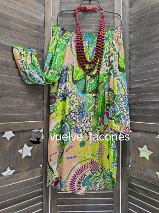 Vestido cuello barco ♡  TANTRA * talla L