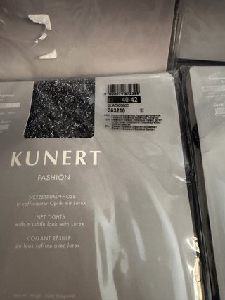 Medias KUNERT NETZ-MUSTER Talla 38-40 y 40-42