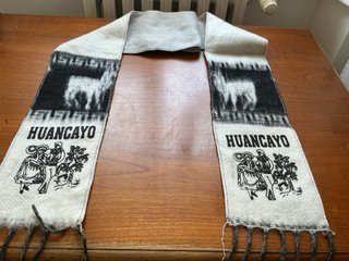 Sciarpa Peruviana Artigianale in Lana