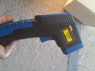 Detector de temperatura infrarrojo Powerfix