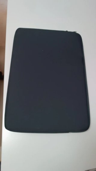 Funda portátil 15-15,6" gris con cremallera