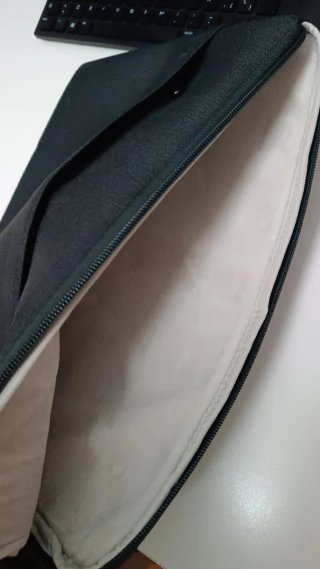 Funda portátil 15-15,6" gris con cremallera