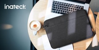 Funda portátil 15-15,6" gris con cremallera