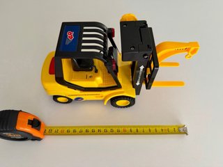 Carretilla elevadora Juguettos obras luces