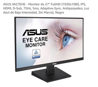Monitor Asus 27 Negro