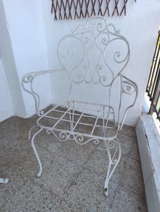Mesa y 2 sillas de jardín/terraza