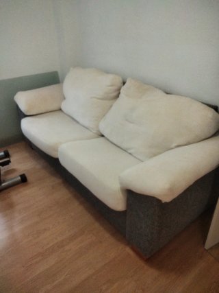Sofá Cama Beige y Gris - Alicante