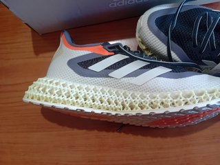Zapatillas Adidas 4D Running Naranja Blanco