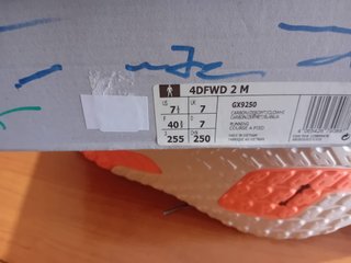 Zapatillas Adidas 4D Running Naranja Blanco