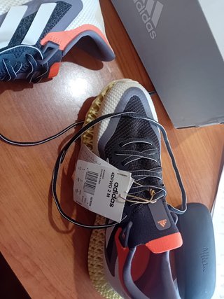 Zapatillas Adidas 4D Running Naranja Blanco