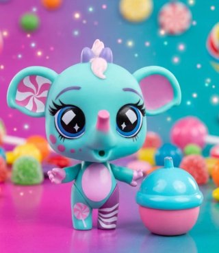 Juguete Elefante Azul con Accesorios