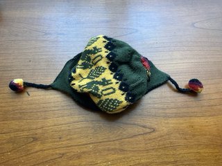 Cappello Chullo Peruviano Reversibile