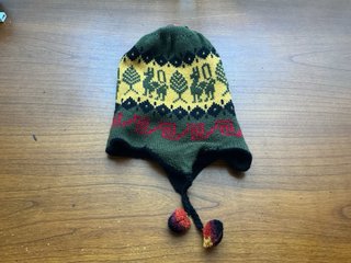 Cappello Chullo Peruviano Reversibile