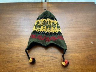Cappello Chullo Peruviano Reversibile