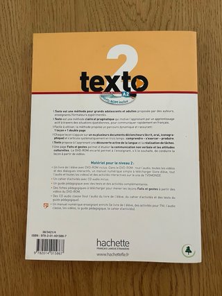 Pack Libros Francés A2 - Texto 2 (Hachette)