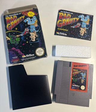 Rad Gravity Nintendo NES Pal España Completo