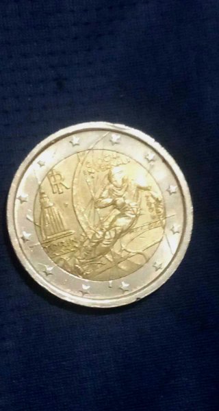 5 monete da 2 €