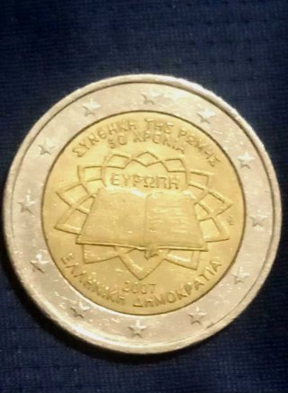 5 monete da 2 €