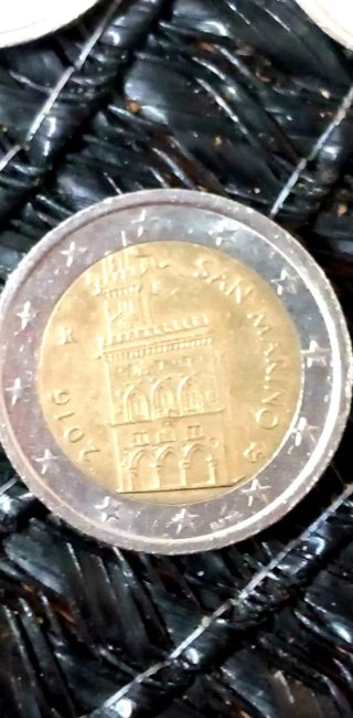 5 monete da 2 €